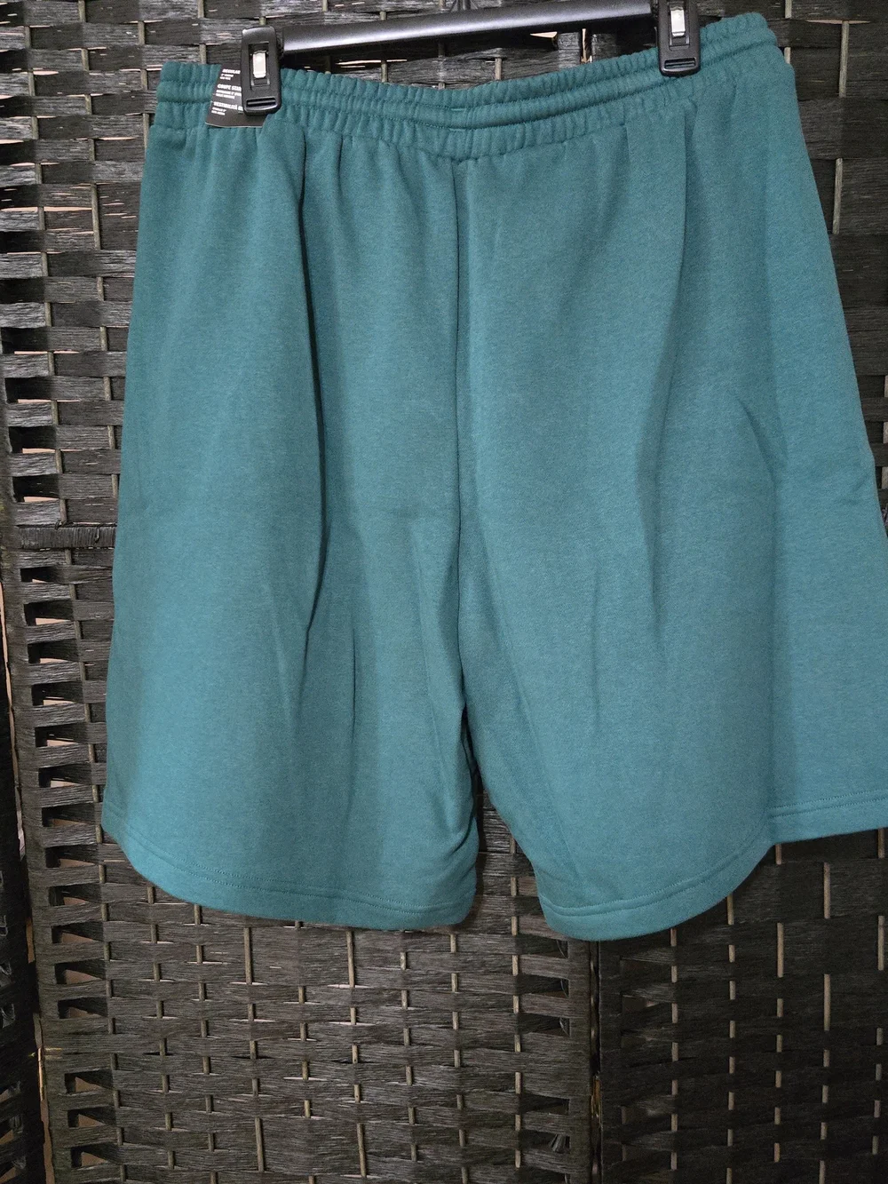 adidas Collegiate Green And Powder Teal Athletic Mens XLT Drawstring Shorts NWT